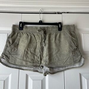 Juniors Green Shorts